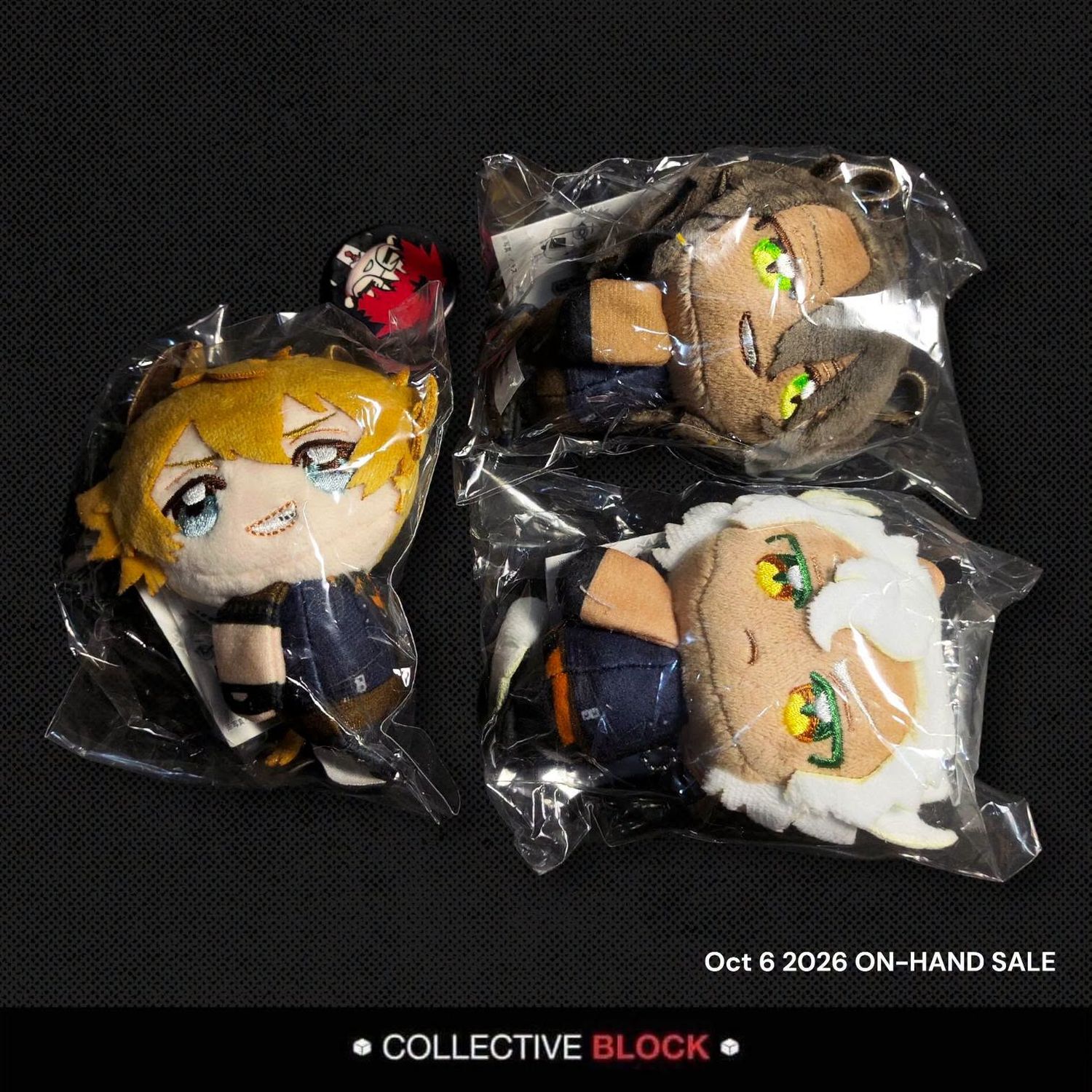 Twisted Wonderland Savanavlaw [Leona, Jack &amp; Ruggie] Tetekore Plush