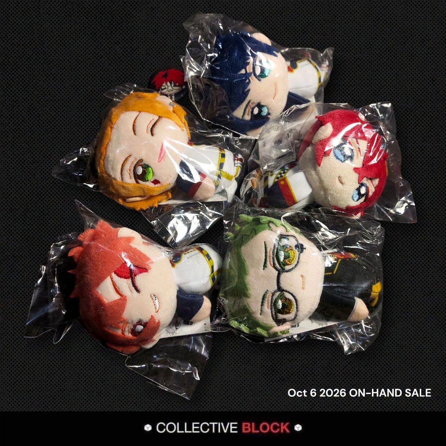 Twisted Wonderland Heartslabyul [Riddle, Cater, Ace, Trey &amp; Deuce] Tetekore Plush