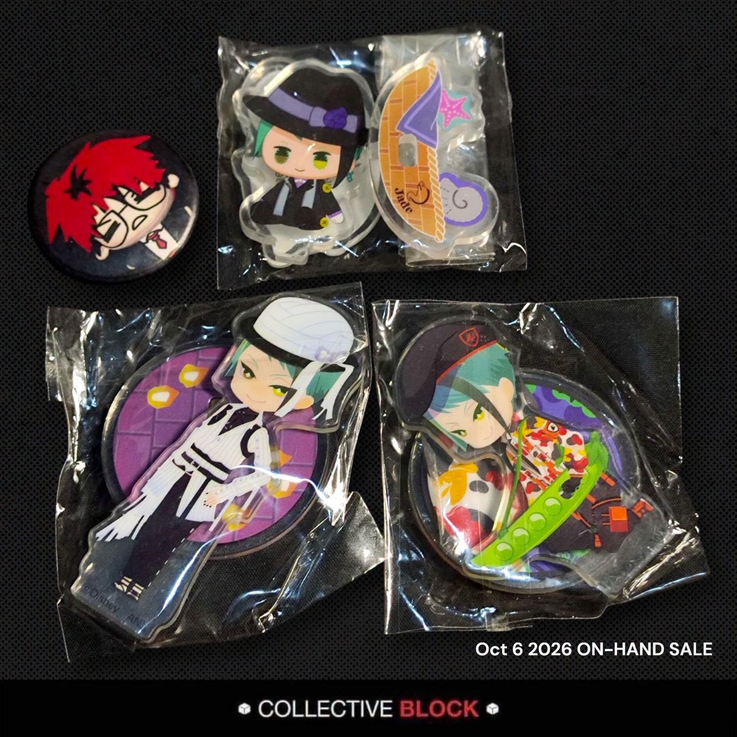 Twisted Wonderland Octavinelle Jade Leech Assorted Acrylic Merch