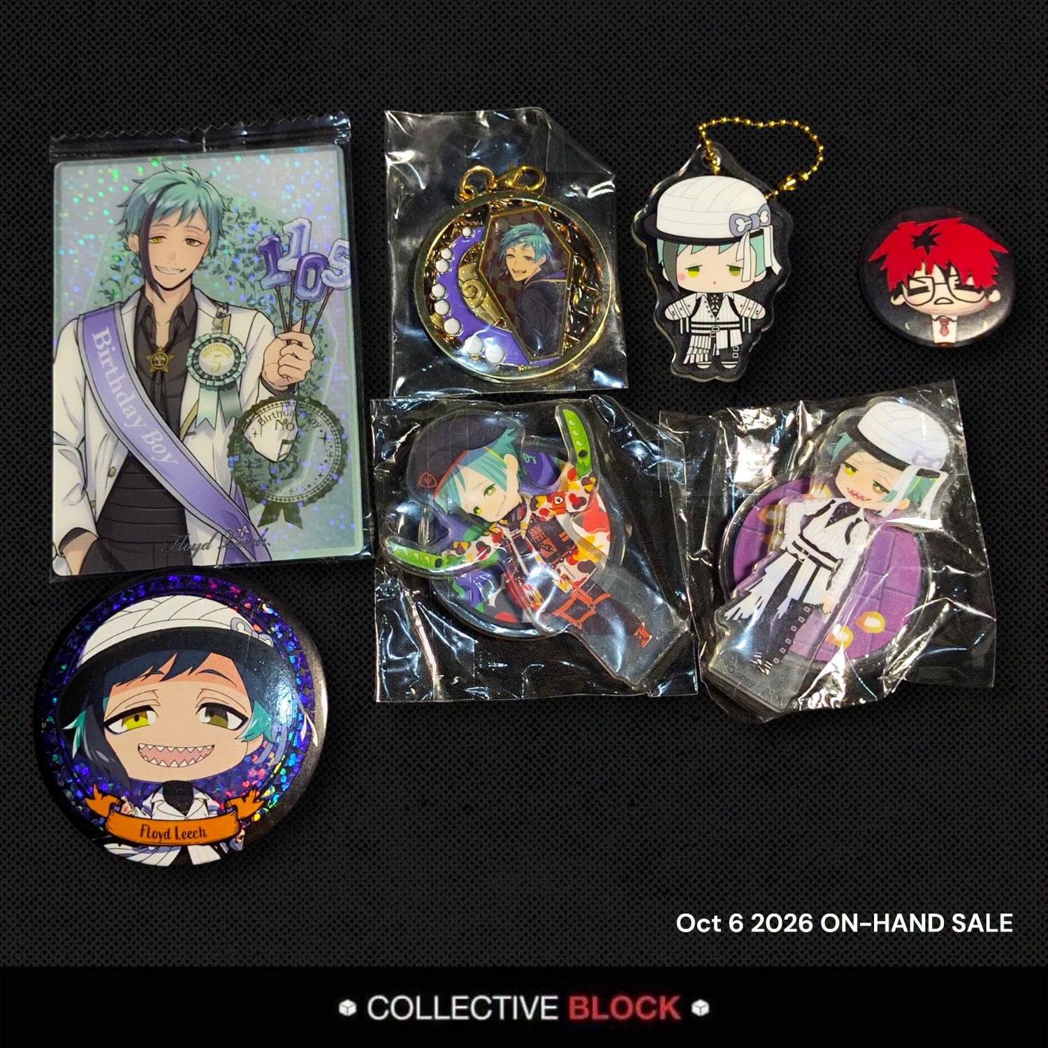 Twisted Wonderland Octavinelle Floyd Leech Assorted Merch