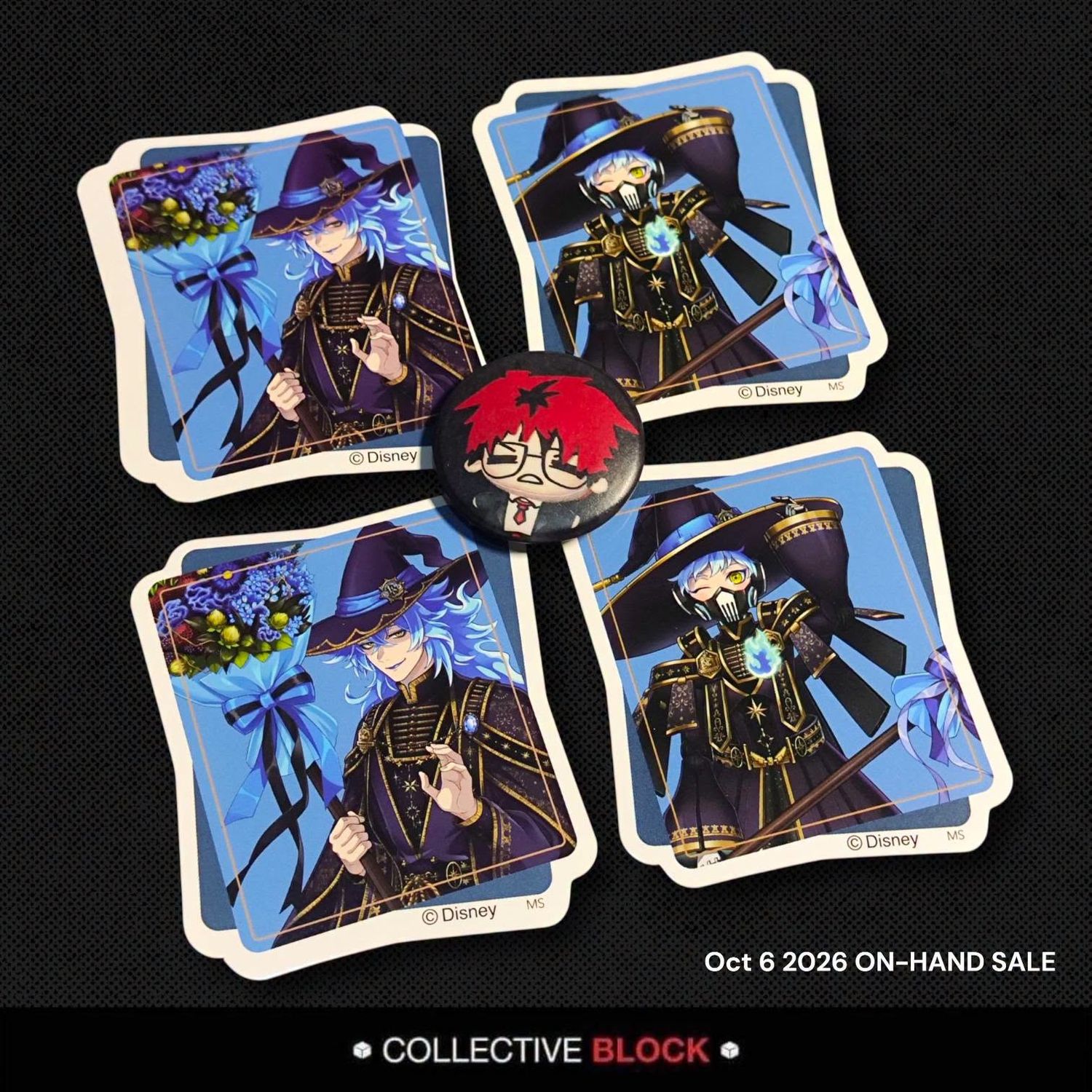 Twisted Wonderland Ignihyde [Idia &amp; Ortho] Birthday Bloom Stickers