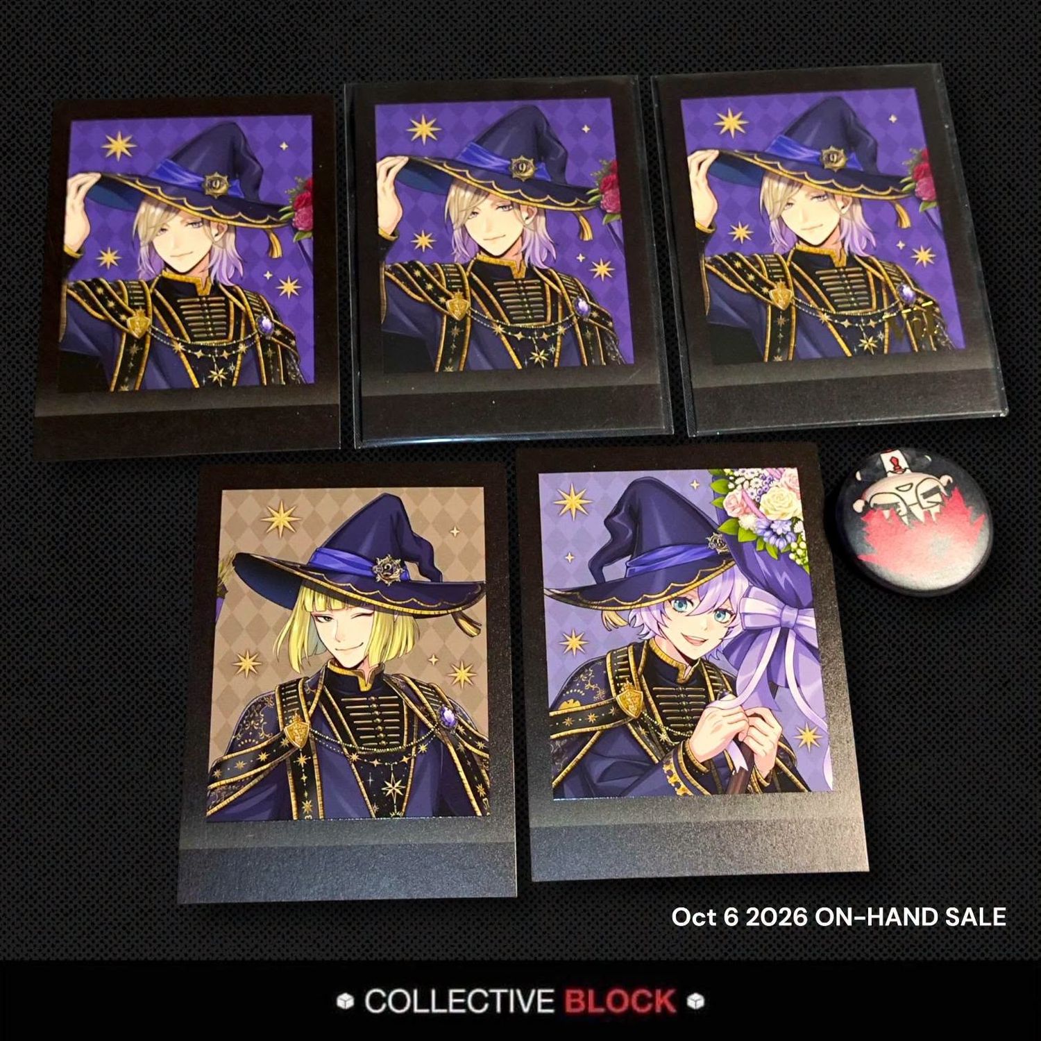 Twisted Wonderland Pomefiore [Vil, Rook &amp; Epel] Birthday Bloom Polaroid
