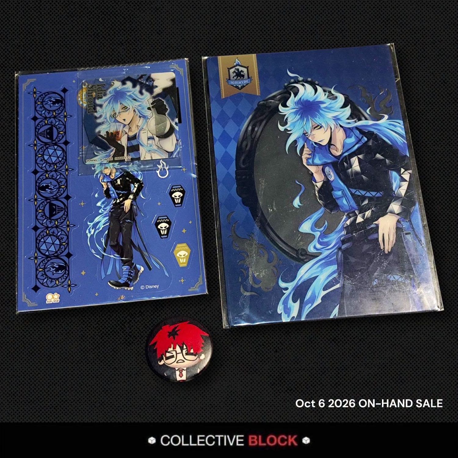 Twisted Wonderland Ignihyde Idia Shroud Sticker &amp; Clear Card