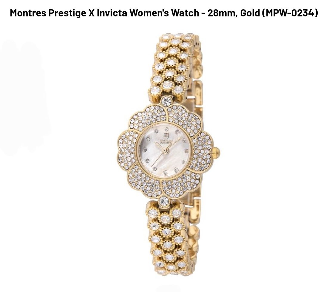 Montres Prestige X Invicta Women's Watch - 28mm, Gold