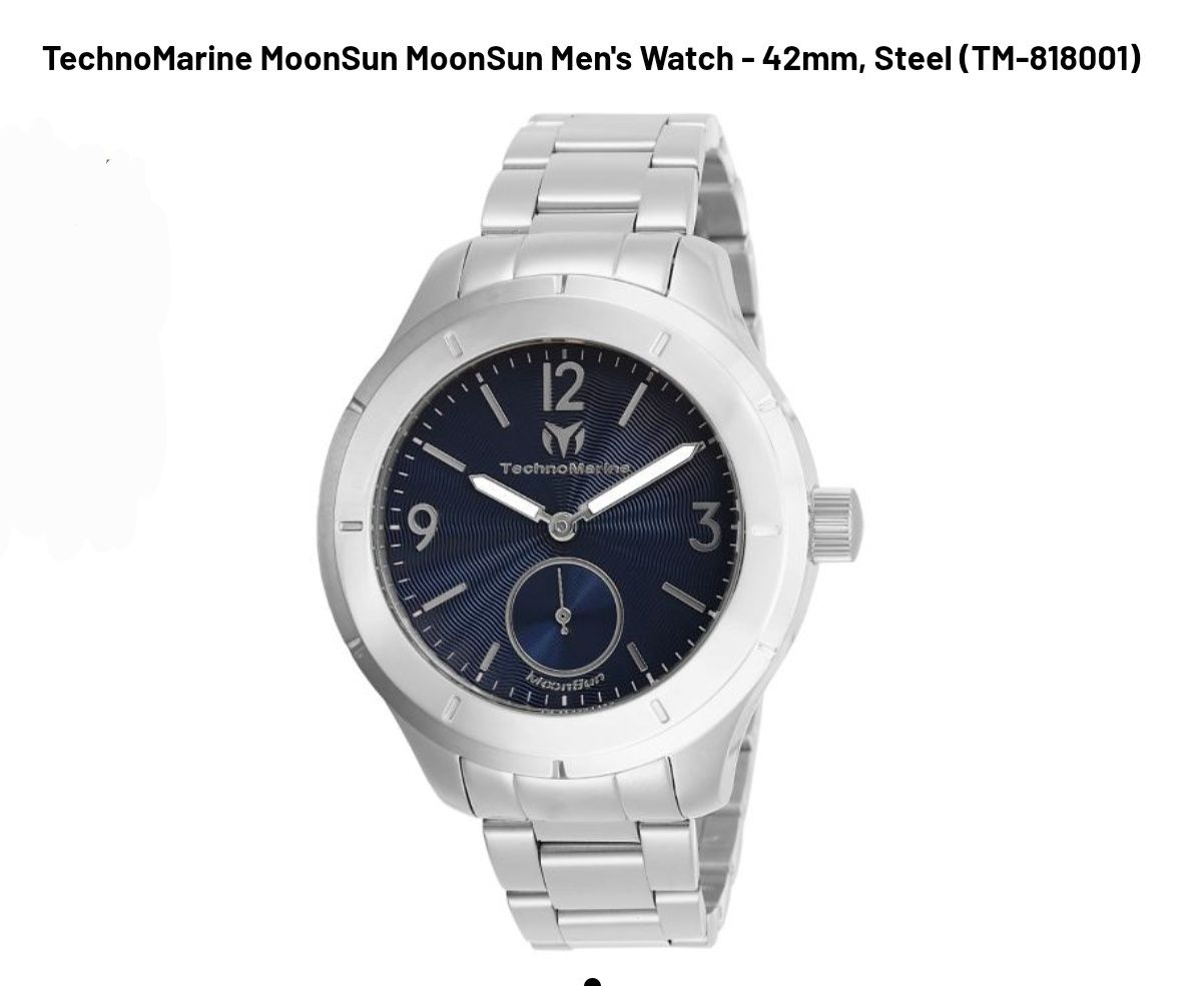 TechnoMarine MoonSun MoonSun Men's Watch TechnoMarine MoonSun MoonSun Men's Watch