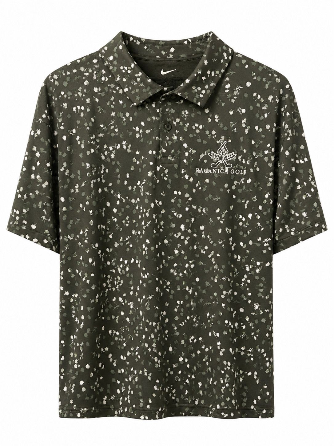 Mens Floral Nike Polo