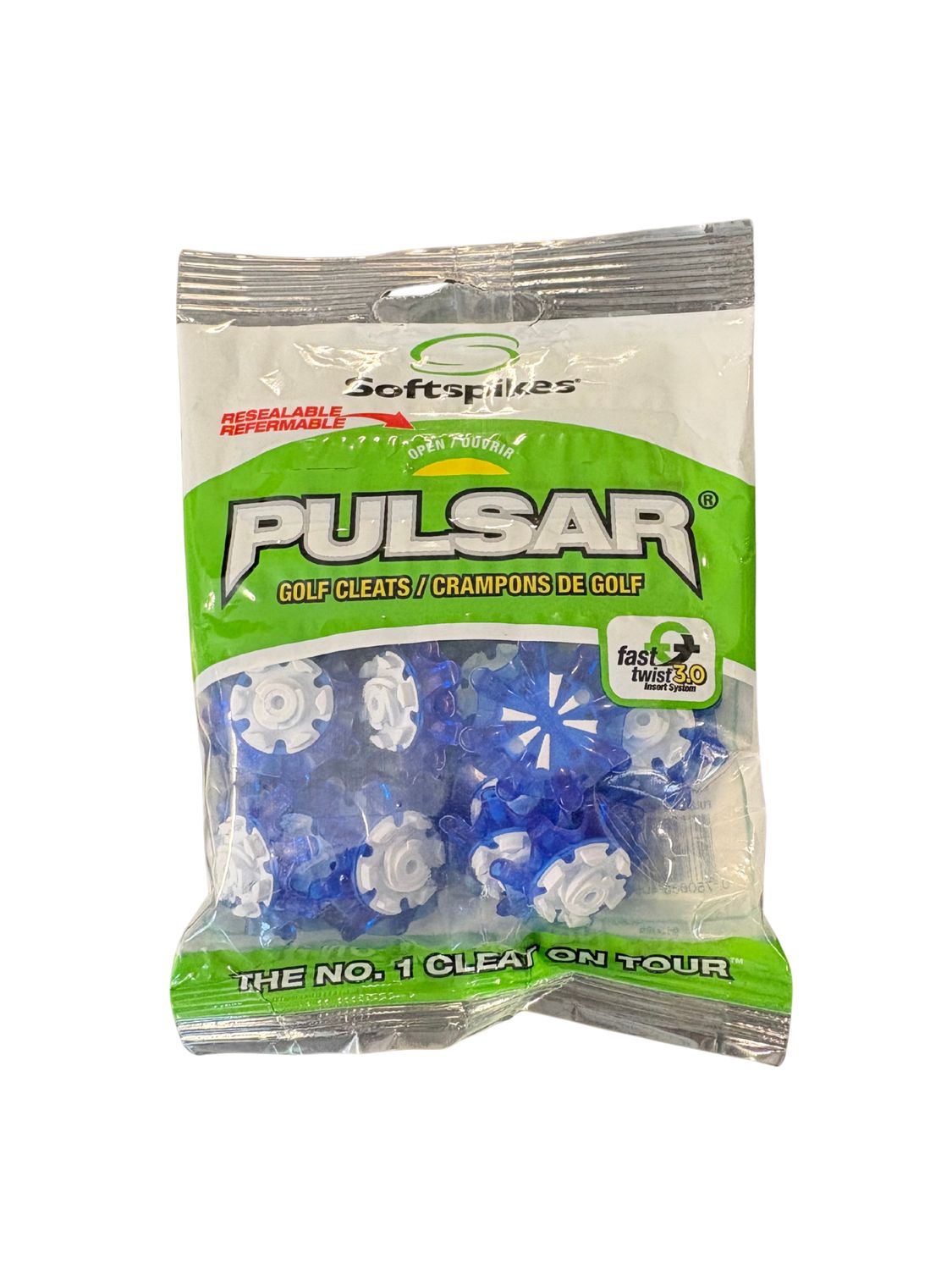 SoftSpikes Pulsar Colors, Color: Blue, Size: 3.0 Fast Twist