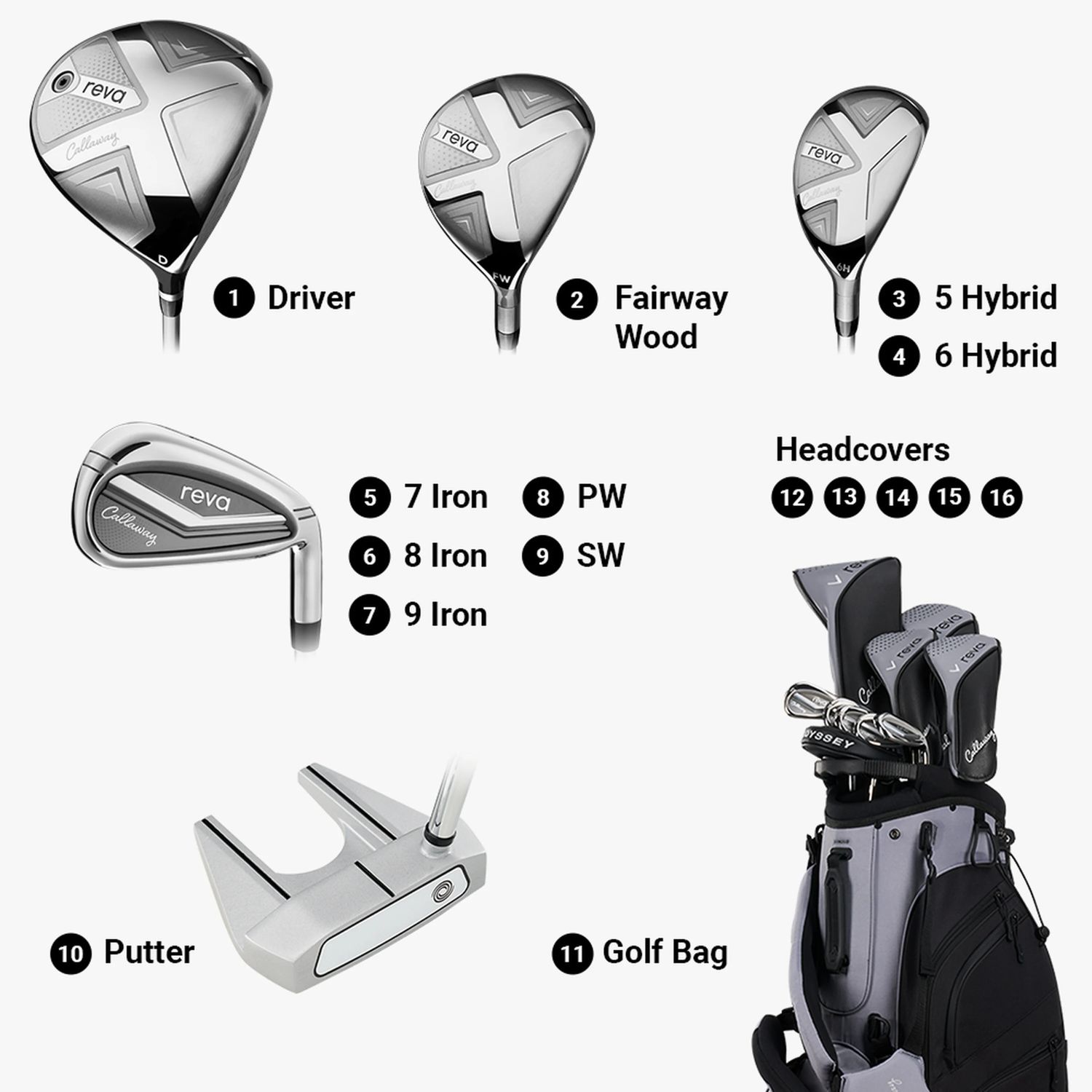 Callaway Reva - 11 piece