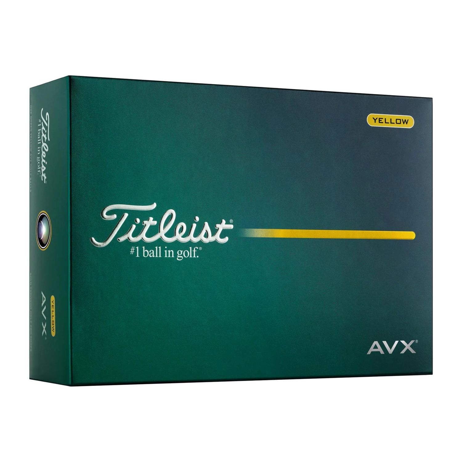 2025 Titleist AVX Dozen Yellow
