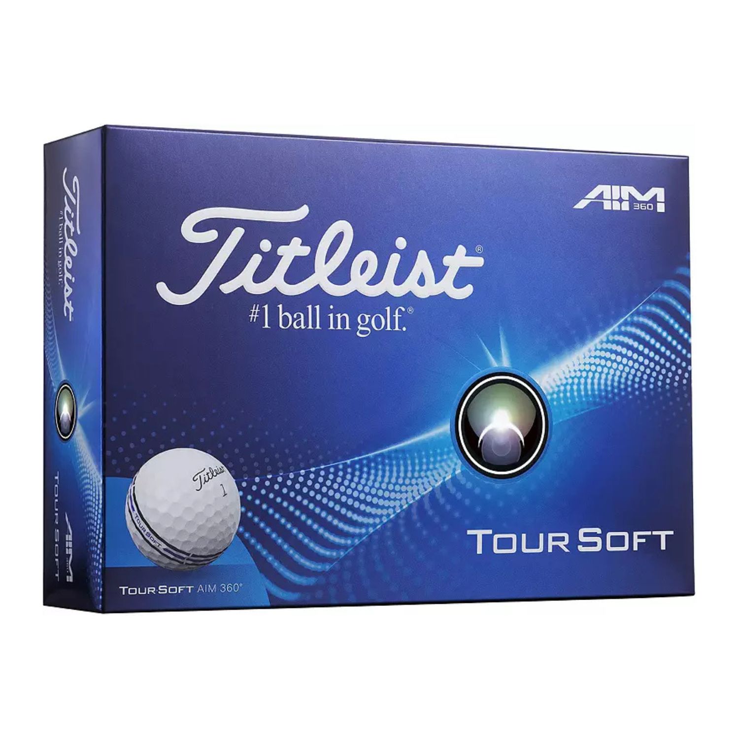 2024 Titleist Tour Soft Aim 360 White Dozen