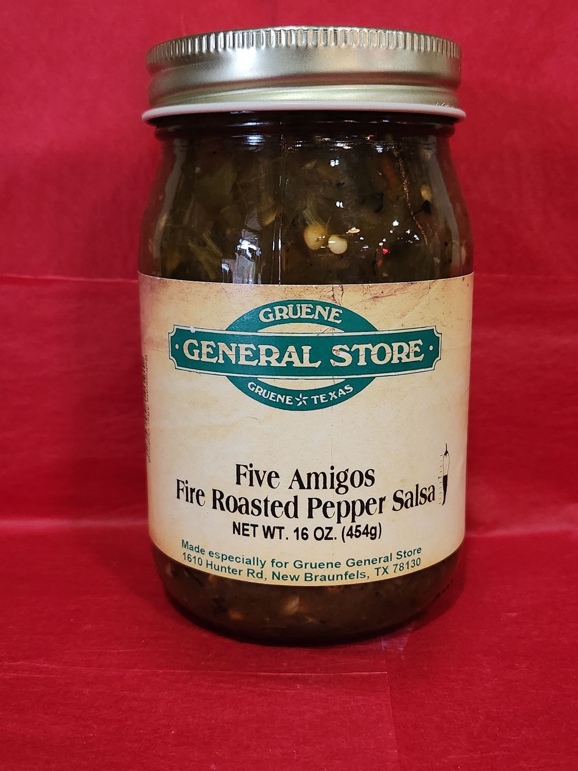 Five Amigos Fire Roasted Pepper Salsa