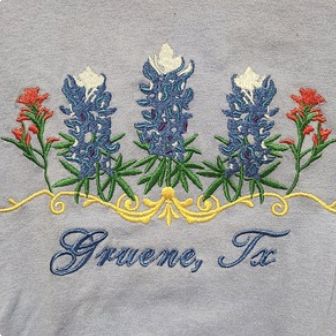 Gruene TX Ladies Bluebonnet - LG