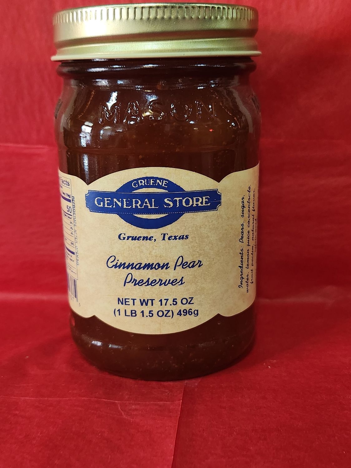 GGS-Cinnamon Pear Preserves