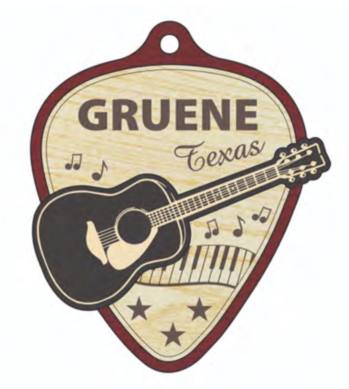 Guitar Pick Gruene Orn
