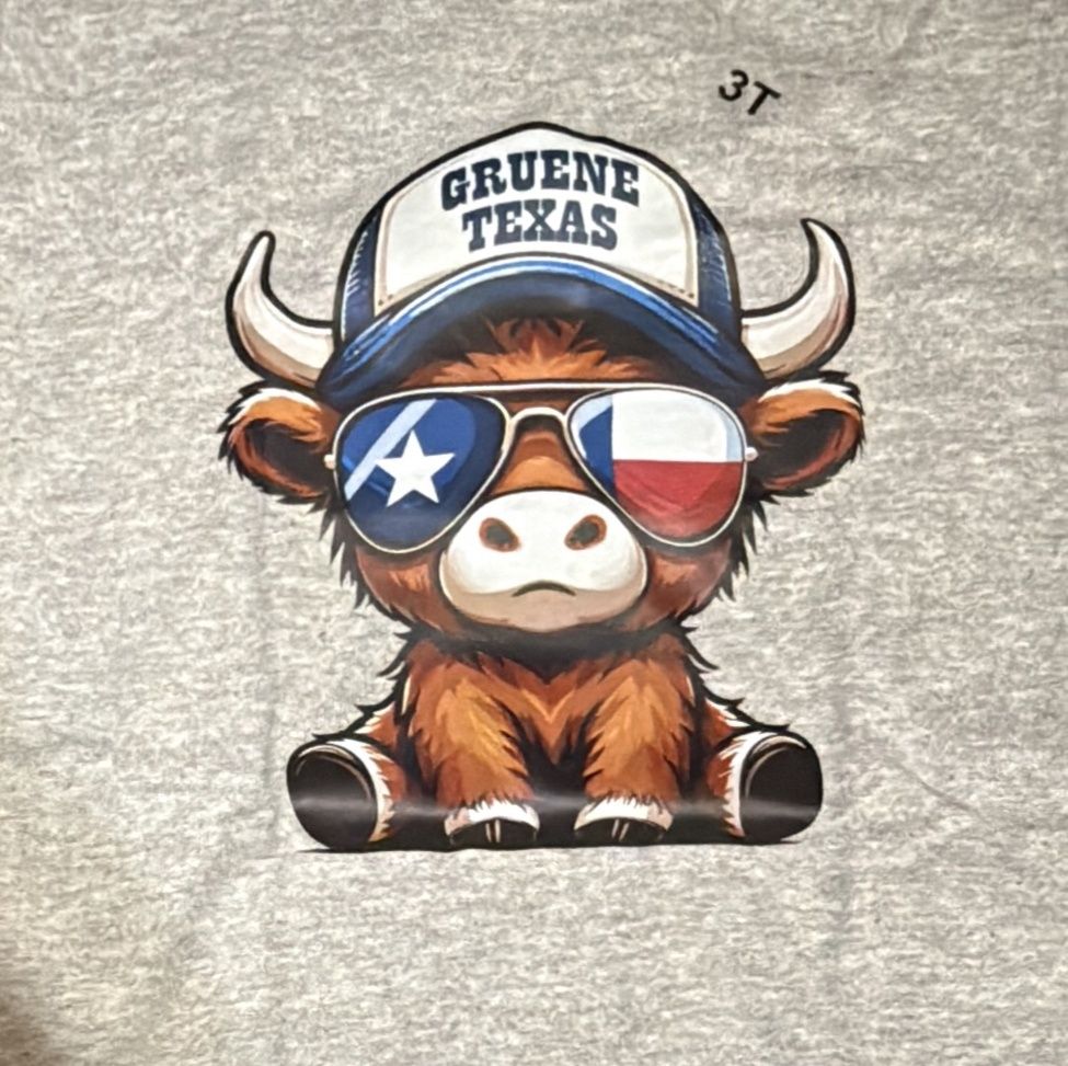 HL Cow w/Gruene cap - 4T