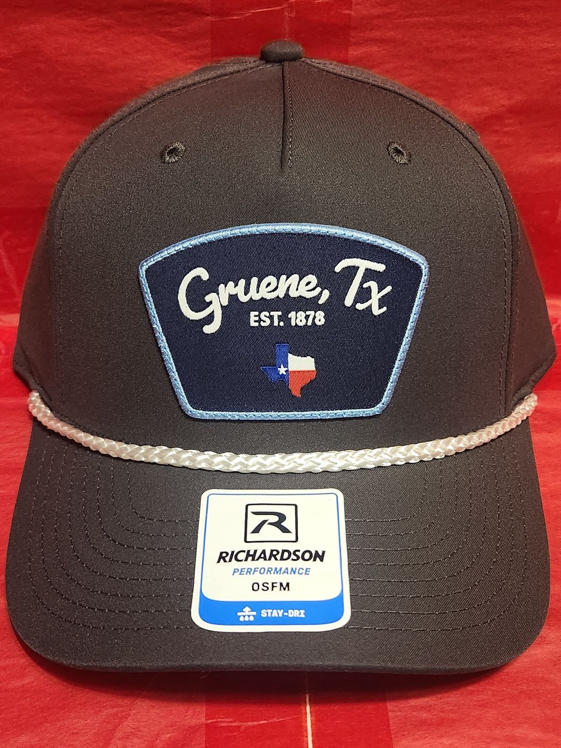 Dk Grey w/White Rope Gruene TX