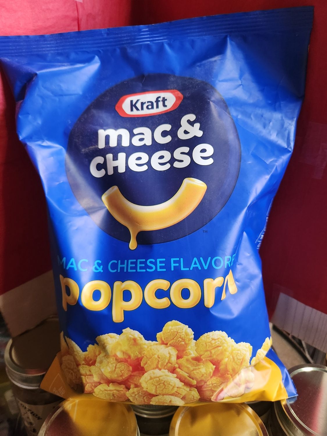 Kraft Mac/Cheese popcorn