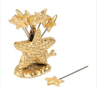 Starfish gold pick set/16180/3