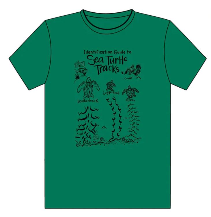 Sea Turtle Track Youth med t-shirt1010