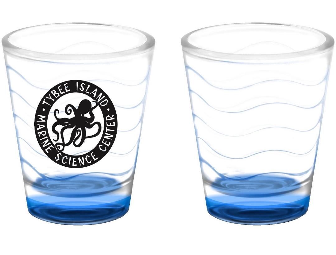 Shot Glass Wave/144/red/blue