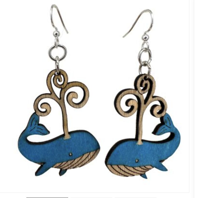 Whale Earrings Dangle/1809