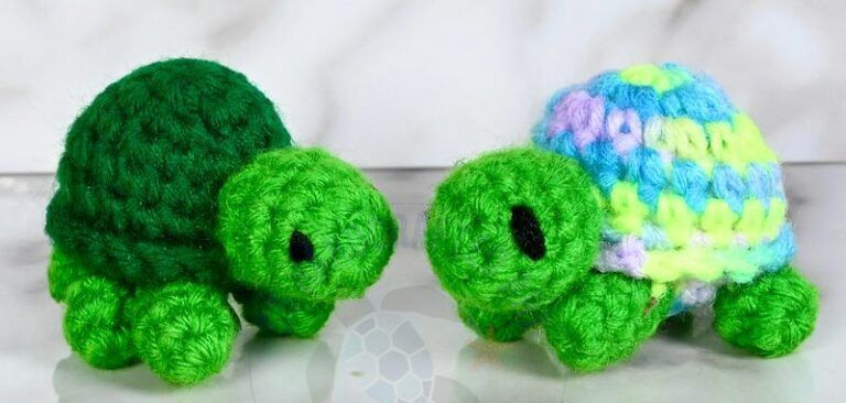 Knit Turtle, Asst. Color, 3" /T-3/12