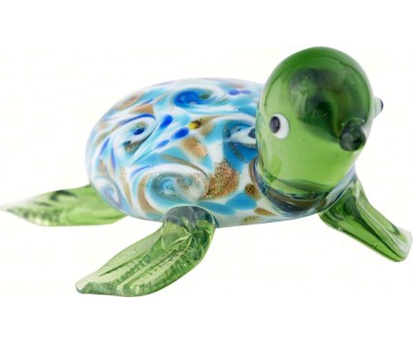 Milano Glass Venetian Sea Turtle 2 1/4/MA-083/4