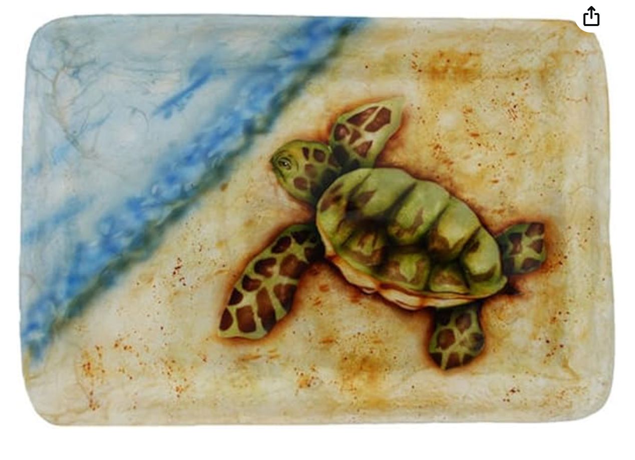 Trinket Box 3X3 Baby Sea Turtle/1539/2