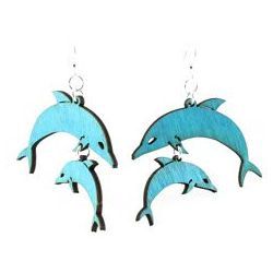 Dolphins Earrings Dangle/1079