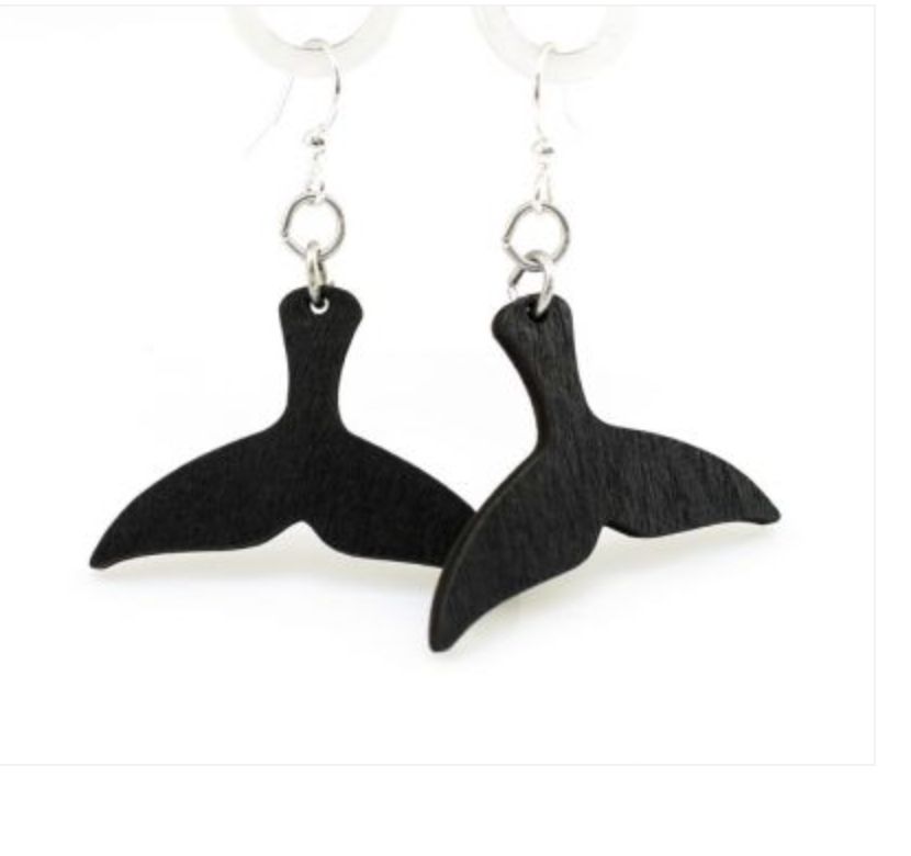 Whale Tail Earrings Dangle/1149