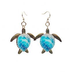 Blue Sea Turtle Dangle/T159
