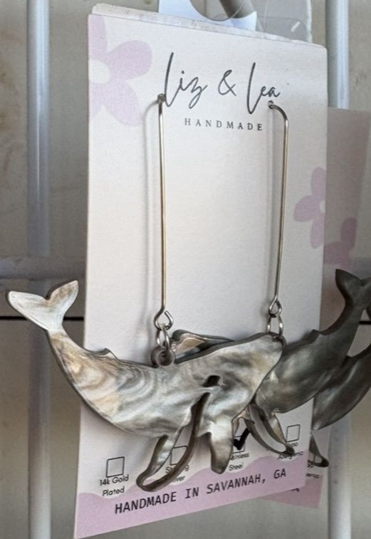 Whimsical Whales Earrings