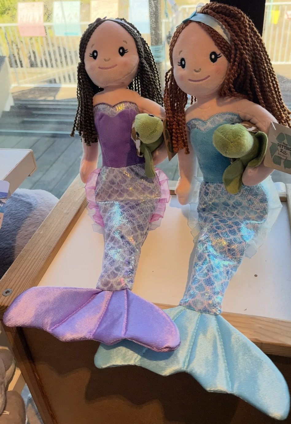Mermaid 17"w/sea turtle/3143x2T/12
