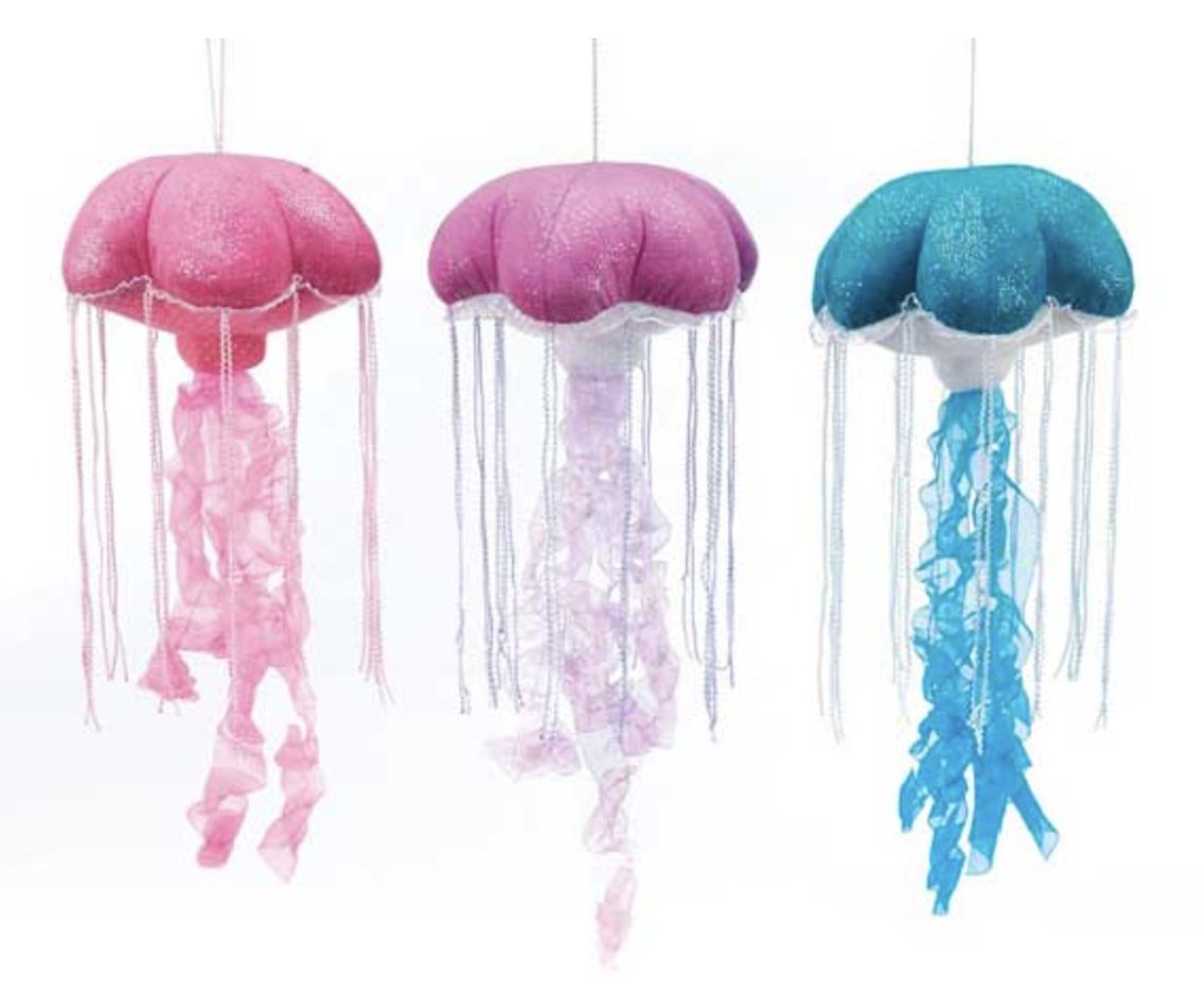 Jellyfish Glitter 14"/A15249/6