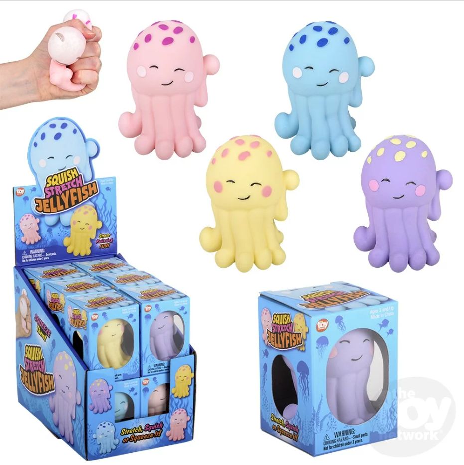 SQUISH & STRETCH JELLYFISH/TCA-SSJLY/12