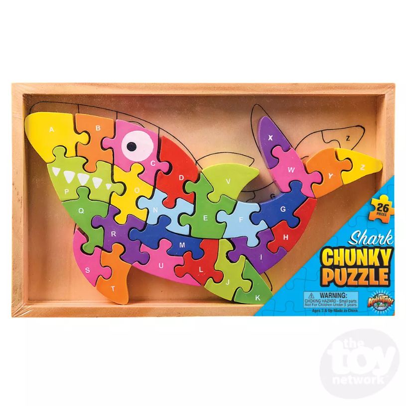 WOODEN SHARK PUZZLE/  TAG-LPSHA/6