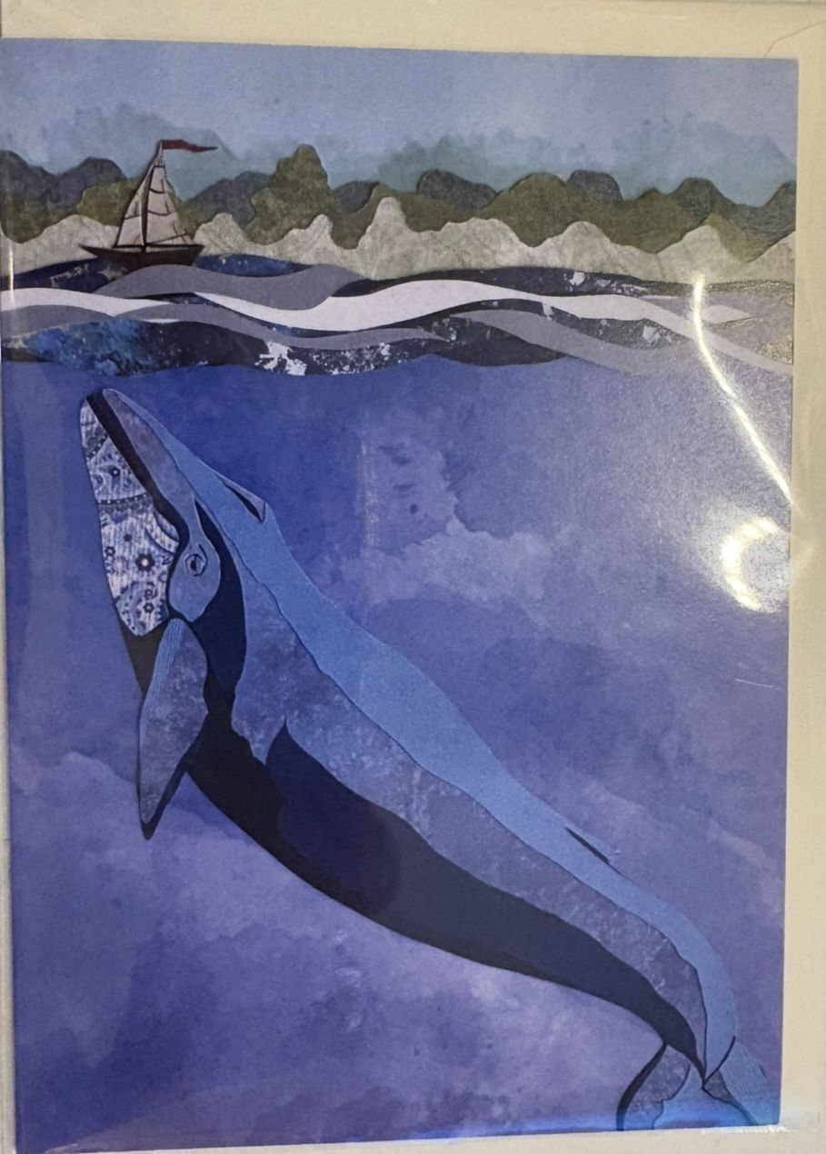 Whale Note Card