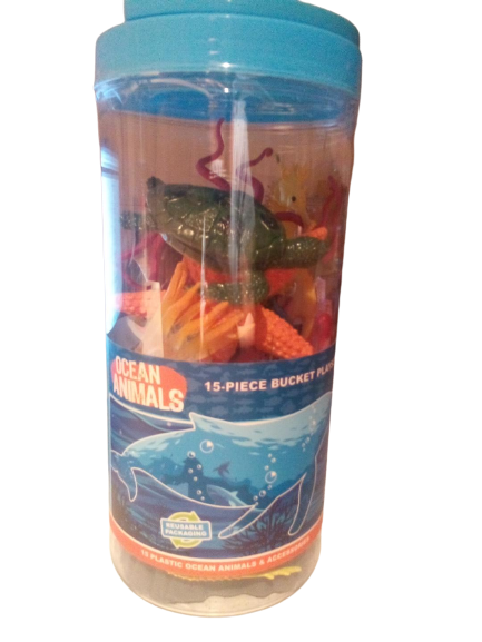 OCEAN ANIMALS LARGE BUCKET  WT-BULO
