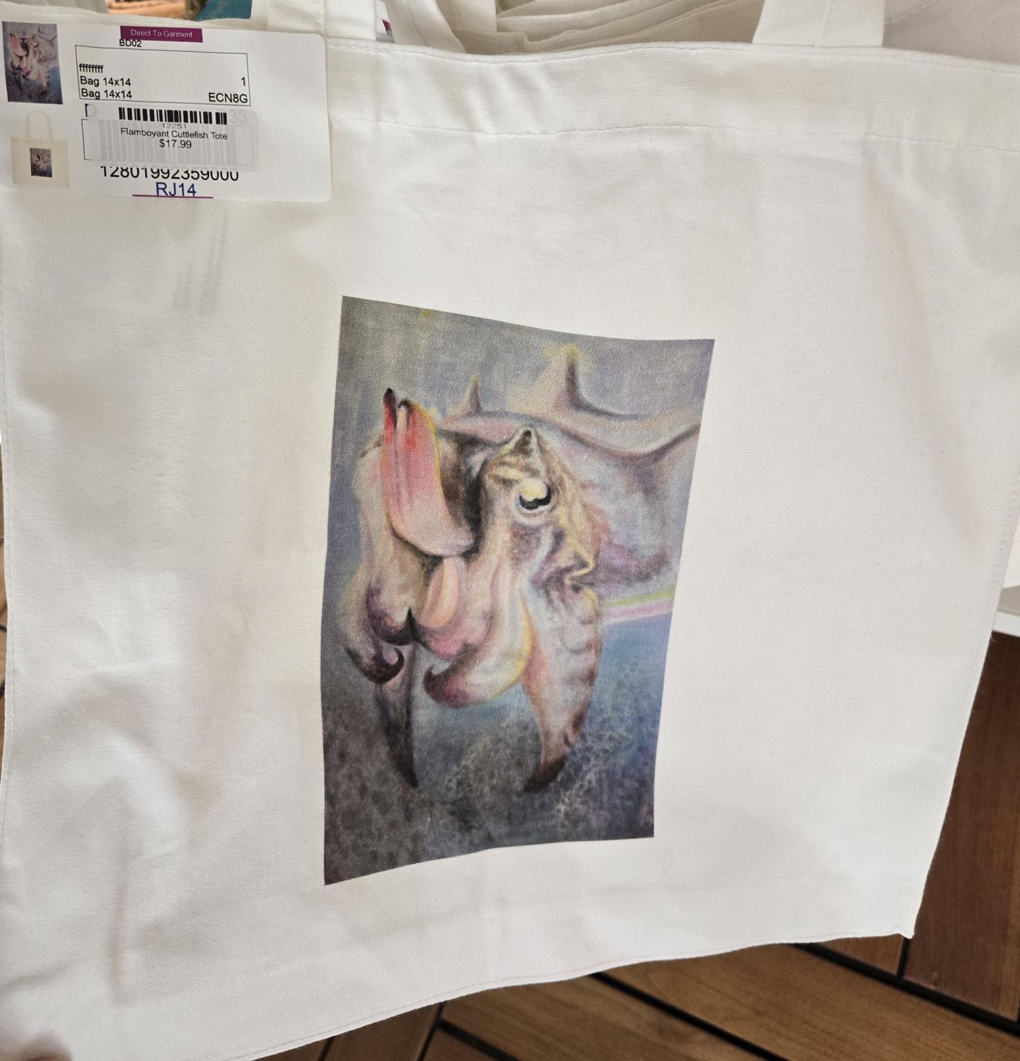 Flamboyant Cuttlefish Tote