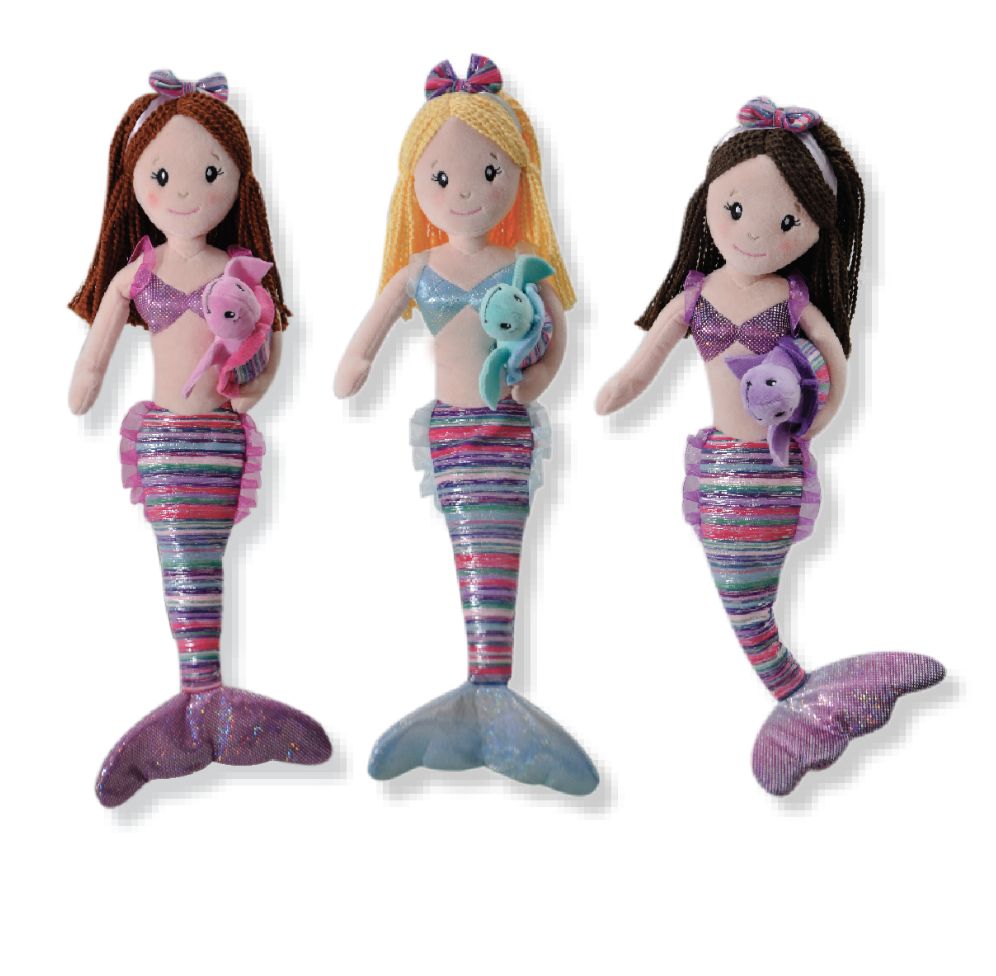 Boho Mermaid 17" w/Sealife/3185XO/12