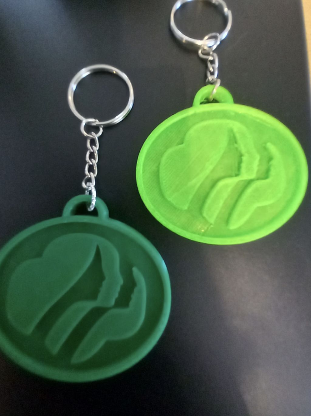Girl Scout Key Ring Asst colors