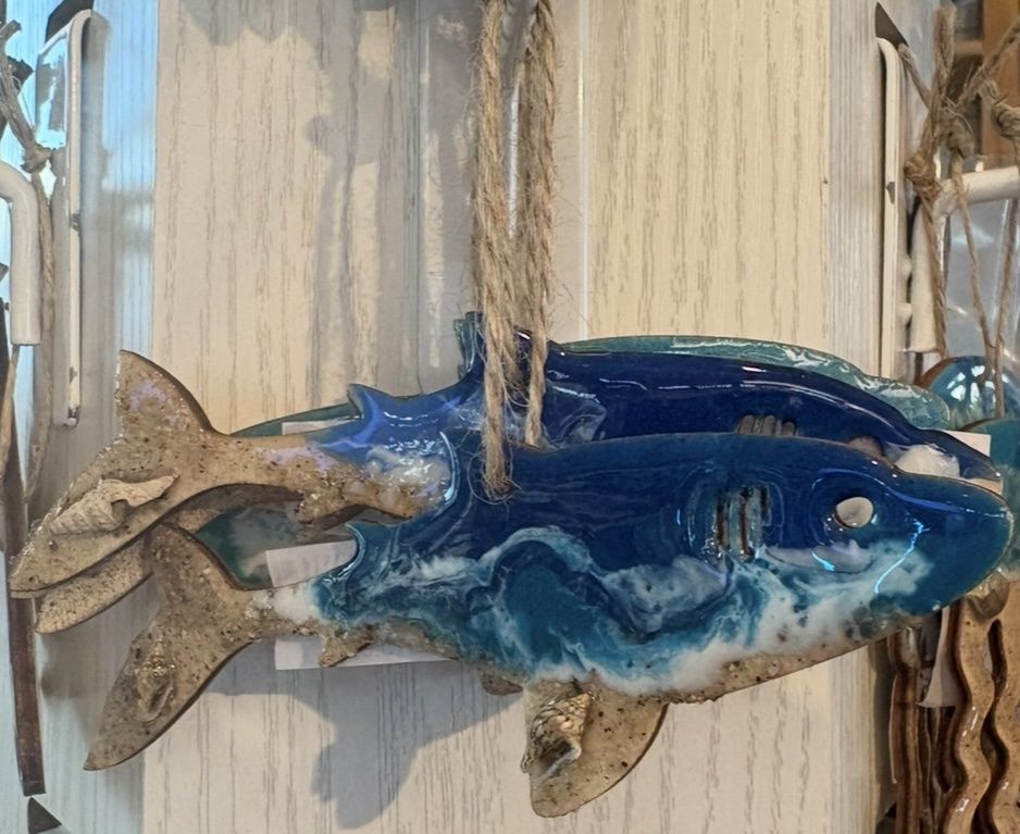 Resin Shark Ornament