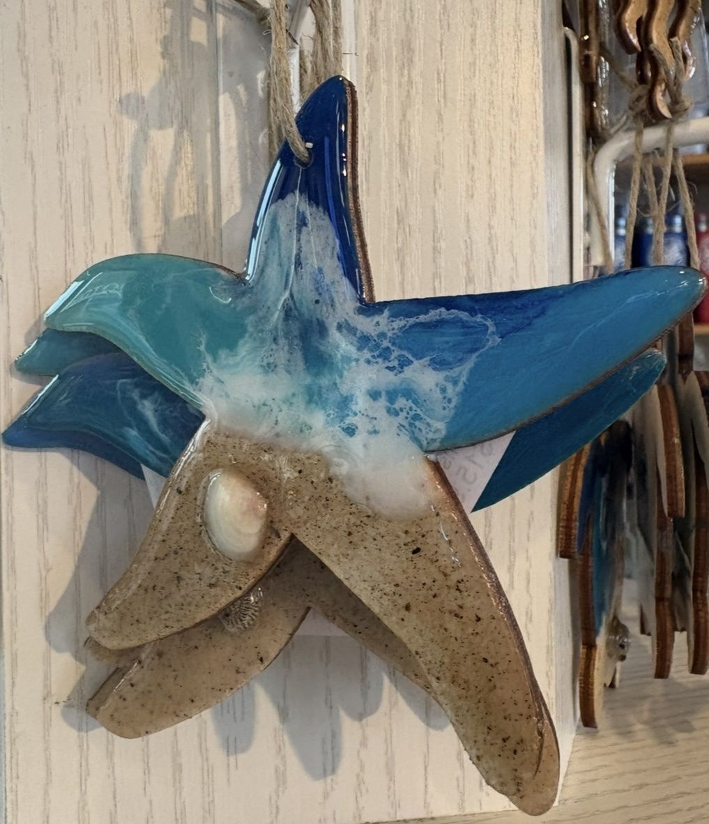 Resin Starfish Ornament