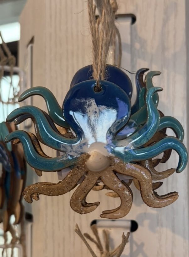 Resin Octopus Ornament