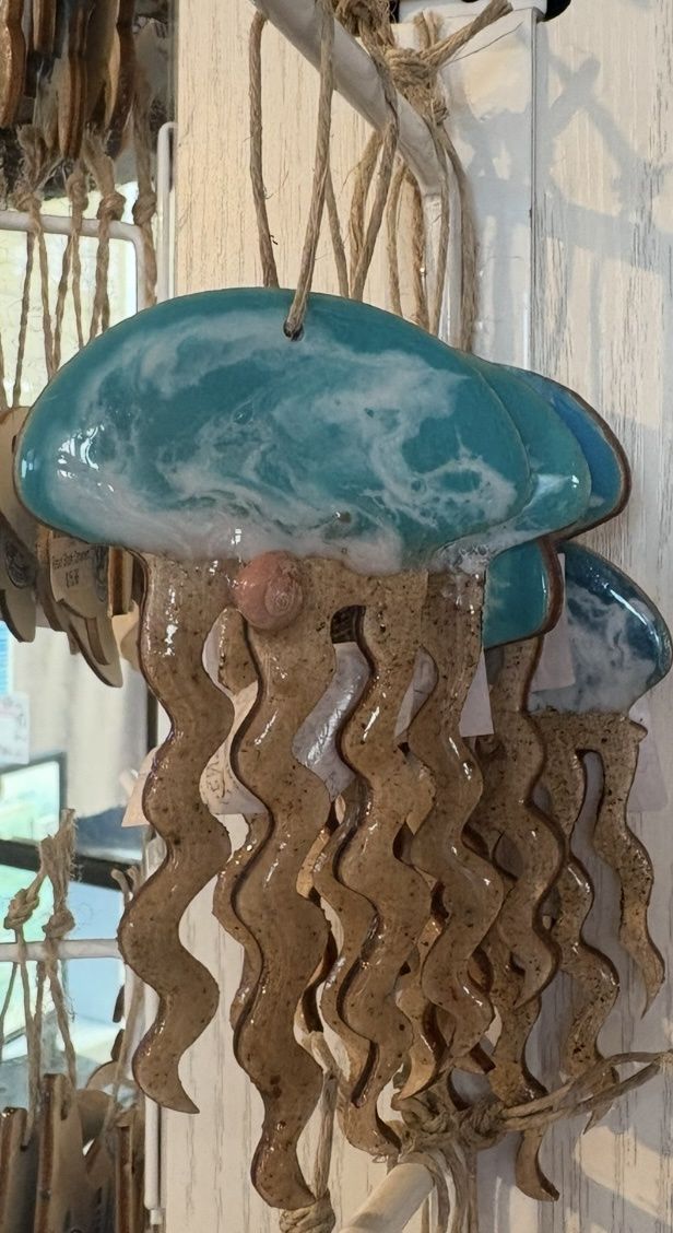 Resin Jellyfish Ornament