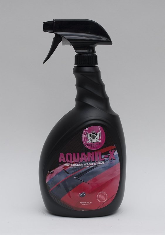 Aqua Nil X Waterless Car Wash (With Wax) 32 oz Trigger Spray