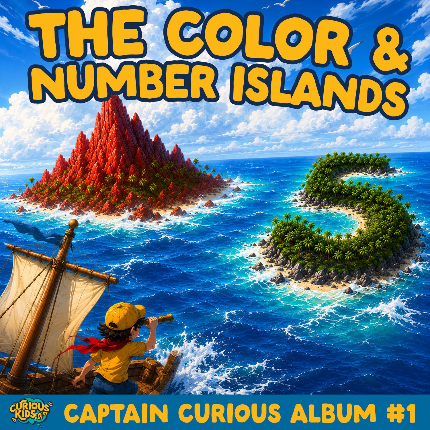 The Color & Number Islands (Captain Curious Digital Album #01)