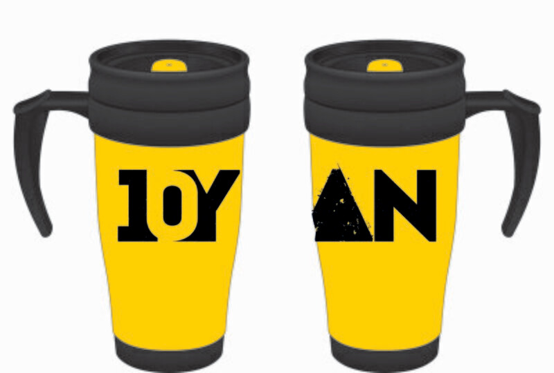 10YFAN TRAVEL MUG
