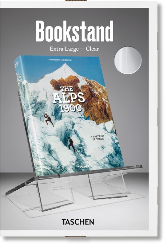 ​Boekenstandaard Taschen Extra Large - Transparant