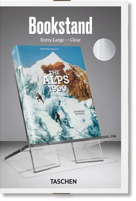 ​Boekenstandaard Taschen Extra Large - Transparant